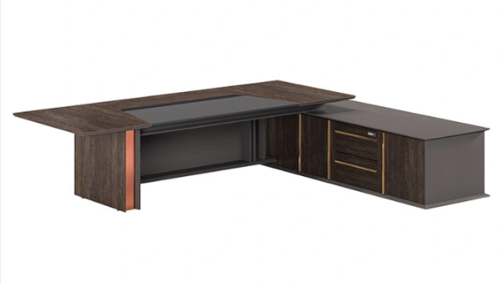 Eckschreibtisch Büro Einrichtung Chef Zimmer Möbel Design Schreibtische