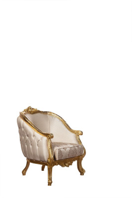 Sofagarnitur Couch Set Möbel Garnitur Samt Holz 5tlg. Chesterfield Neu