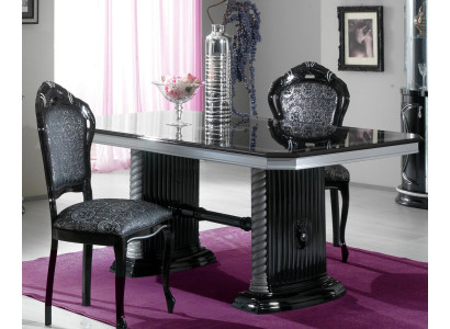 Klassischer Esstisch Wohnzimmer Tische Italienische Möbel Holz Tisch 185/230cm