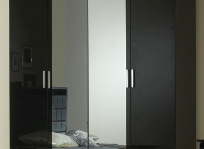 Luxus Kleider Schrank Designer Hochglanz Kleiderschränke Möbel Wohnen Holz Neu