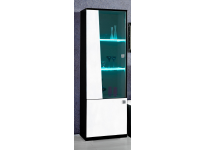 Edle Vitrine Modern Stil Schrank Schaufenster Wohnzimmer Glas Wohnzimmer Neu