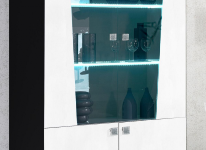 Moderne Holz Vitrine Vitrinen Vitrinenschrank Schrank Glasschrank Schränke Italy