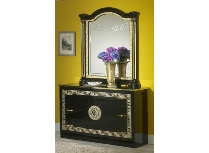 Spiegel Kommode Schrank Kommoden Anrichte Schlafzimmer Set Holz Modern Stil Neu