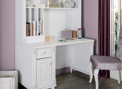 Schreibtisch Jugend Kinder Zimmer Holz Möbel Design Weiß Tisch Landhaus