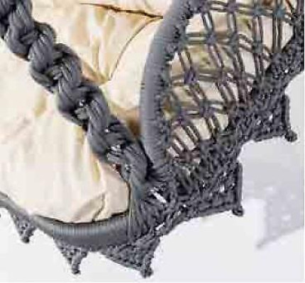 Schaukel Sessel Hängekorb Hängeschaukel Hängestuhl Gartensessel Hängesessel