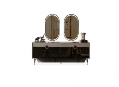 Sideboard Anrichte Grau Kommode Moderner Kommoden italienischer Stil