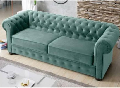 Design Sofa Couch 3 Sitzer Polsterung Leder Big Sofas Textil Chesterfield 
