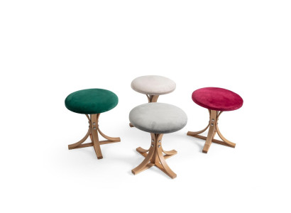 Modern Designer 4x Hocker Komplett Möbel Wohnzimmer Luxus Einrichtung