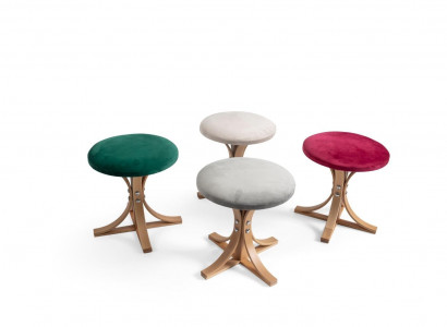 Modern Designer 4x Hocker Komplett Möbel Wohnzimmer Luxus Einrichtung