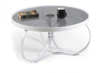 Weiß Couchtisch Wohnzimmer Einrichtung Designer Glastisch Beistelltisch