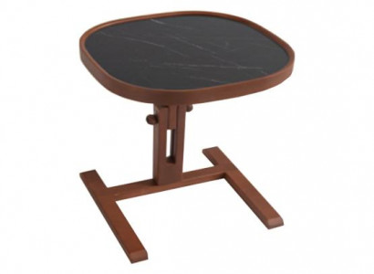 Designer Braun Beistelltisch Holz Wohnzimmer Couchtisch Kaffeetisch Neu