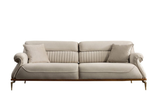 3-Sitzer Sofa Möbel Wohnzimmer in Komfort und Stil in einem Ensemble