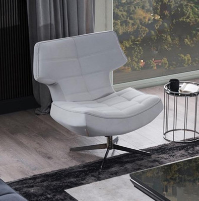 Design Sessel Modern Wohnzimmer Möbel Weiße farbe Luxus Stil 