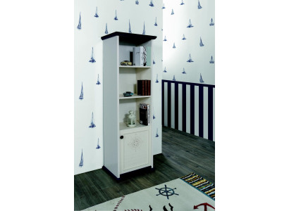 Regal Schrank Bücherschrank für Kinderzimmer Jugendzimmer Weiß Neu