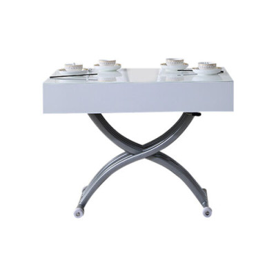 Esstisch & Couchtisch 2in1 Vestellbarer Couchtisch Tisch zum Esszimmer Tische