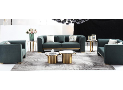 Designer Rund Couchtisch Wohnzimmertisch Kaffeetisch Sofa Tisch Marmor Beistell