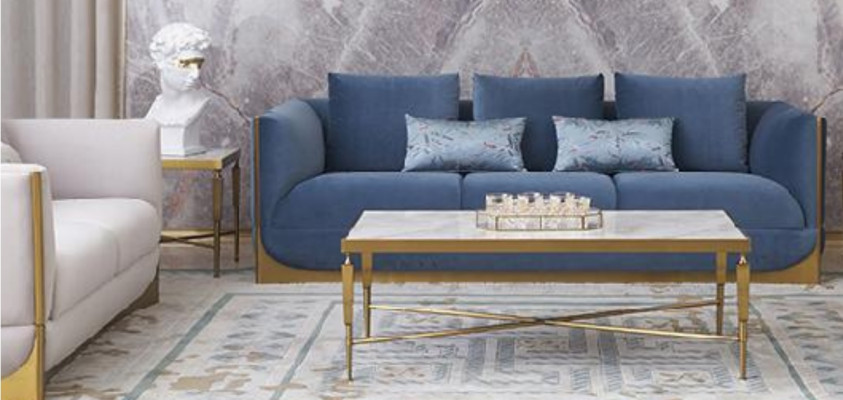 Couchtisch Sofa Tisch Beistelltisch Design Tische 130x70cm Moderne Möbel Neu