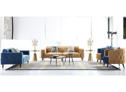 Dreisitzer Couch Polster Design Sofa Moderne 3er Sitz Sofas Zimmer Möbel Neu