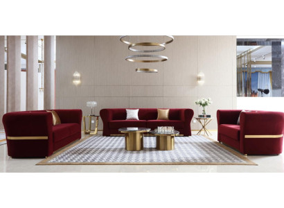 Sofagarnitur 4+3+2 Sitzer Couch Wohnlandschaft Garnitur Design Modern Sofa Neu