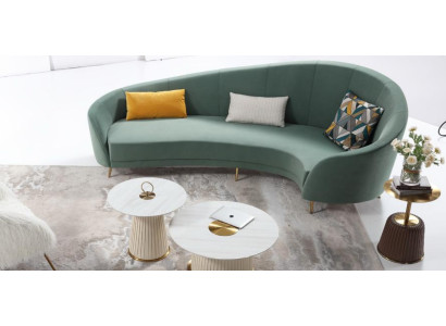 Rund Sofa Modernes Sofa Wohnlandschaft Zimmer Möbel Designersofa Rundes Ecksofa