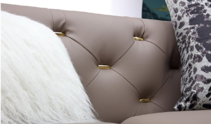 Dreisitzer Couch Polster Design Sofa Moderne Sitz Sofas Chesterfield Luxus Möbel