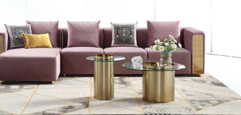 Kaffeetisch Beistelltisch Designer Tisch Neu Wohnzimmertisch 2x Couchtisch Neu