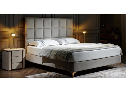 Bett 2x Nachttisch 3 tlg. Schlafzimmer Set Designer Luxus Gruppe Neu Garnitur