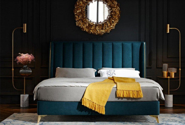 Luxus Design Bett Doppel Betten Schlazimmer Möbel Polsterbett Designbett Betten