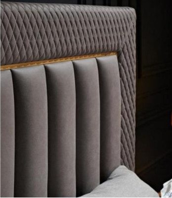 Doppel Hotel Betten Möbel Luxus Schlafzimmer Bett Polster Design Samt Ehebetten