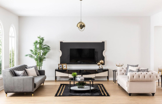 Klassische Grau Sofa 3 Sitz Sofas Sitz Design Couch Dreisitzer Luxus Möbel Stil