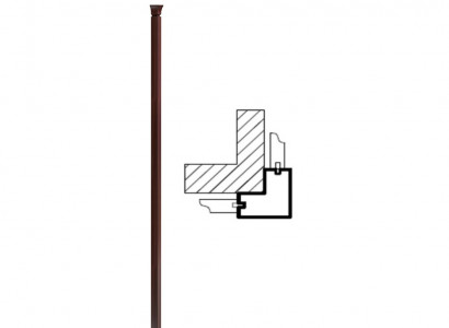 Slupek Eck Verzierung Büroelement Büro Office Einrichtung Holz Monaco