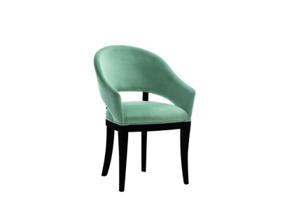 Luxus Design Polster Stuhl Stühle Sitz Lehn Büro Holz Office Esszimmer