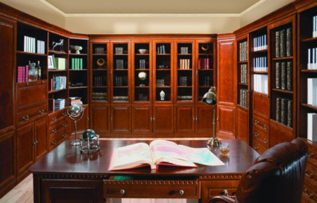 Klassische Schränke Schrank Schrankwand Bücherregal Bücherschrank - Model BA-3