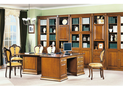 Klassische Schreibtisch Büromöbel Tisch Büro Chef Schreibtische Echtholz SE-S3