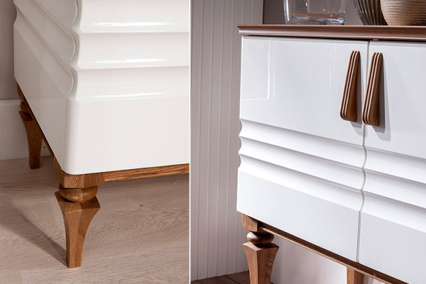  Klassische Kommode Vitrine Kommoden Vitrinen Kommodenschrank Schrank TO-W1