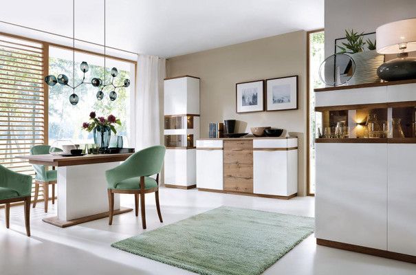 Luxus Glas Vitrine Holz Designer Schrank Vitrinen Regal Schränke Regale Möbel