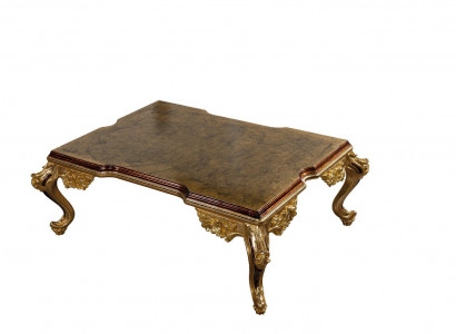 Barock Couchtisch Holz Tische Möbel Einrichtung Wohnzimmer Klassisch