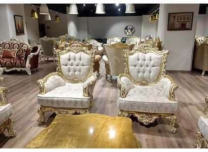 Chesterfield Sessel Ser Garnitur 1+1 Sitzer Couch Polster Möbel Einrichtung