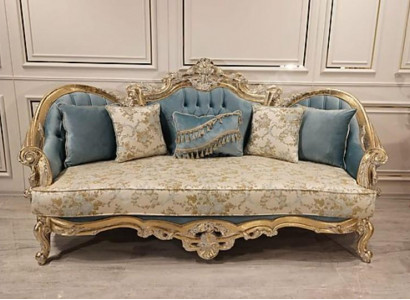Klassische Dreisitzer Barock Couch Einrichtung 3er Französische Möbel
