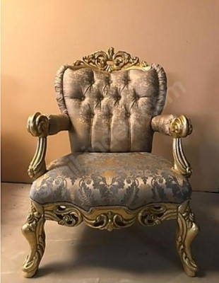 Sessel Luxus Polster Designer Textil 1 Sitzer Polster Sitz Einsitzer Möbel Neu