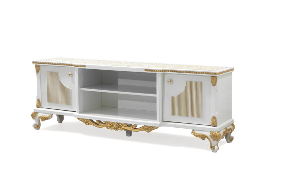 Klassisches Sideboard tv Ständer Kommode Holz Lowboard Kommoden Barock