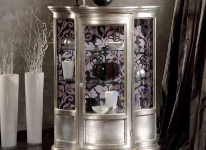 Vitrinen Glas Schrank Vitrine Wohnzimmer Holz Anrichte Luxus Möbel Regal Neu