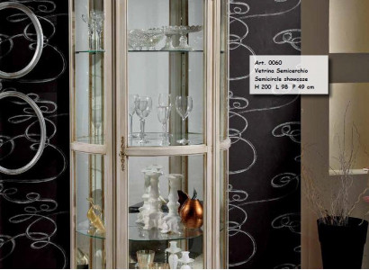 Klassisch Vitrinen Glas Schrank Vitrine Holz Wohnzimmer Luxus Braun Neu Anrichte