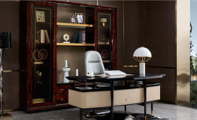 Design Schrank Bücherschrank Vitrine Aktenregal Office Einrichtung Regal