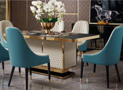 Esstisch Design Tisch Edelstahl Moderne Esszimmer Wohnzimmer Küche