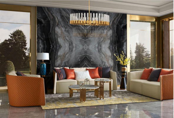 Wohnlandschaft Sofagarnitur 321 Sitzer Ledersofa Couch Garnitur  Neu