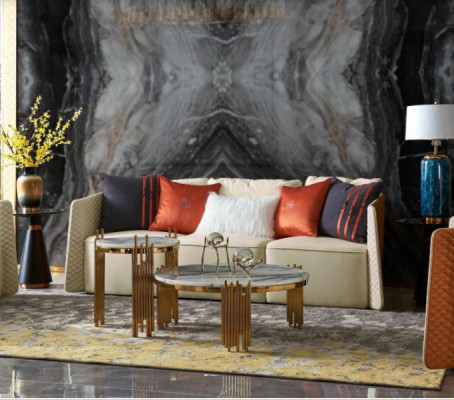 Dreisitzer Couch Polster Design Sofa Moderne 3er Sitz Sofas Zimmer Möbel Couchen