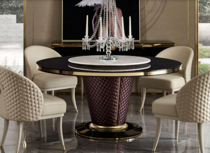 Esstisch Runder Tisch Esszimmer Wohnzimmer Garnitur Holz Design Tische