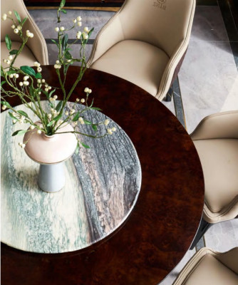 Gruppe Ess Tisch Sitz Wohn Zimmer Garnitur Tische Polster Holz Stuhl