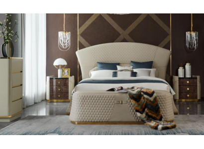 Design Leder Bett Luxus Polster Betten Doppel Schlafzimmer 180x200